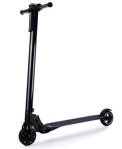 Электросамокат Jack Hot Carbon 10.4 Ah, черный