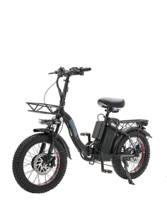 Электровелосипед Minako F11 Dual, черный